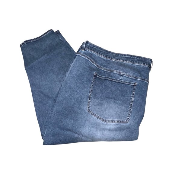 Universal Standard Joni High Rise Curve Skinny Jeans Sz 38 Womens Blue Distresse - Picture 9 of 11